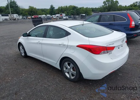 2013 Hyundai Elantra Gls z USA, uszkodzony, nr VIN 5NPDH4AE4DH404763
